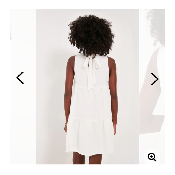 Pomander Place White Gauze Morgan Dress in White - Picture 4 of 13